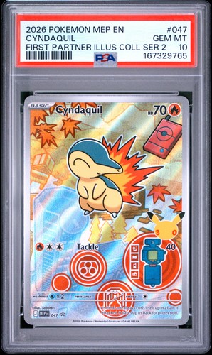 Psa cyndaquil 047 first - 10,